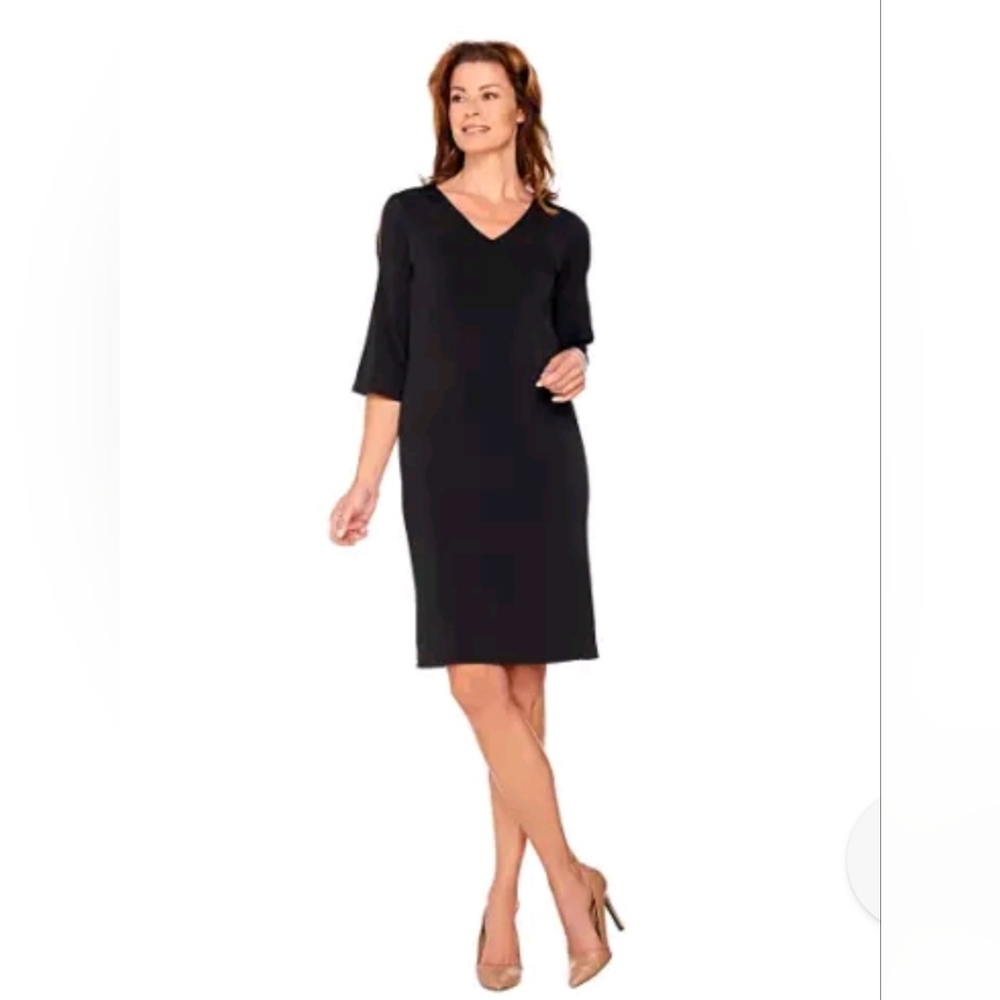 Kelly by Clinton Kelly Cold Shoulder Dress, Black, Size S